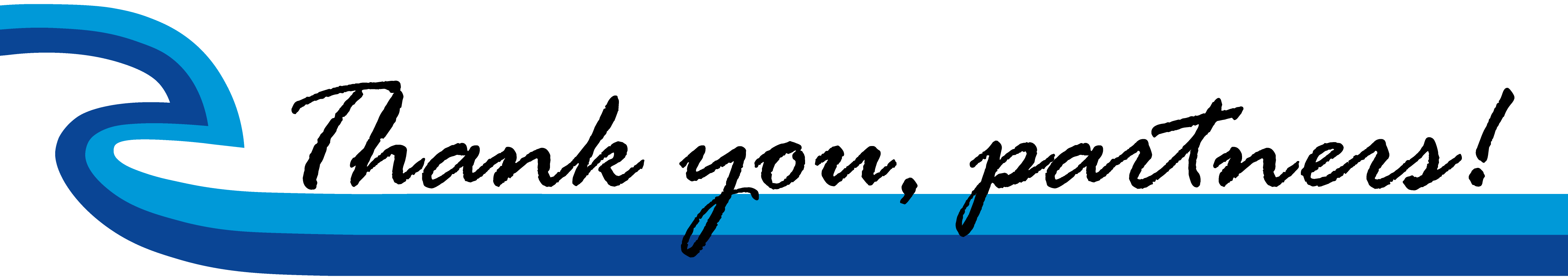 Thank you, partners! Section Header