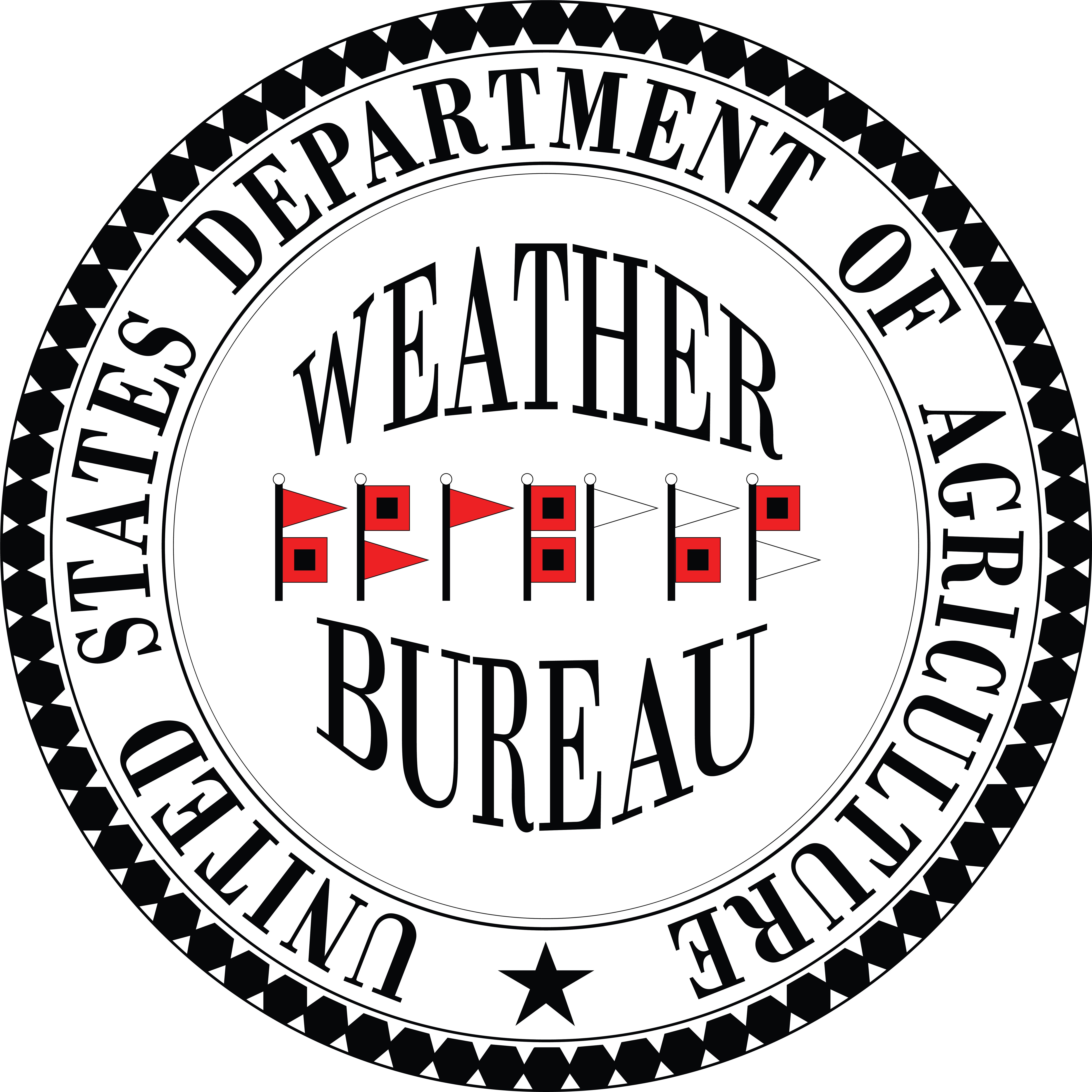 US Weather Bureau Logo - Department of Agriculture