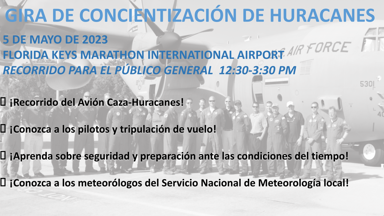 Hurricane Awareness Tour Flyer - Florida Keys Marathon International Airport