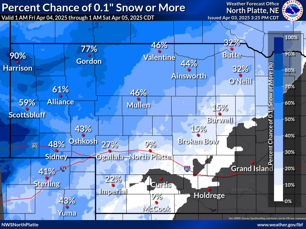 Probabilistic Snowfall