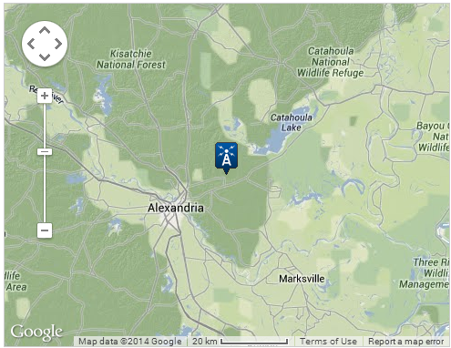 Map location of Esler Field