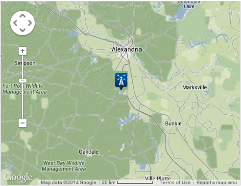 Map location of Woodworth 2 SE