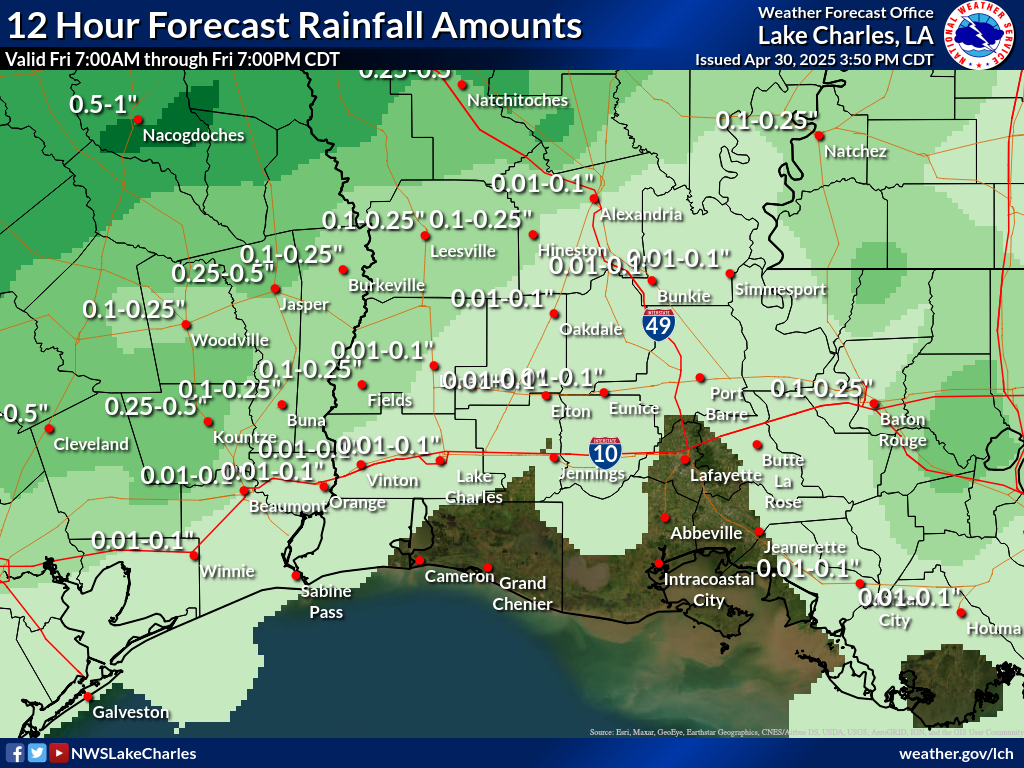 Expected Rainfall for Day 3