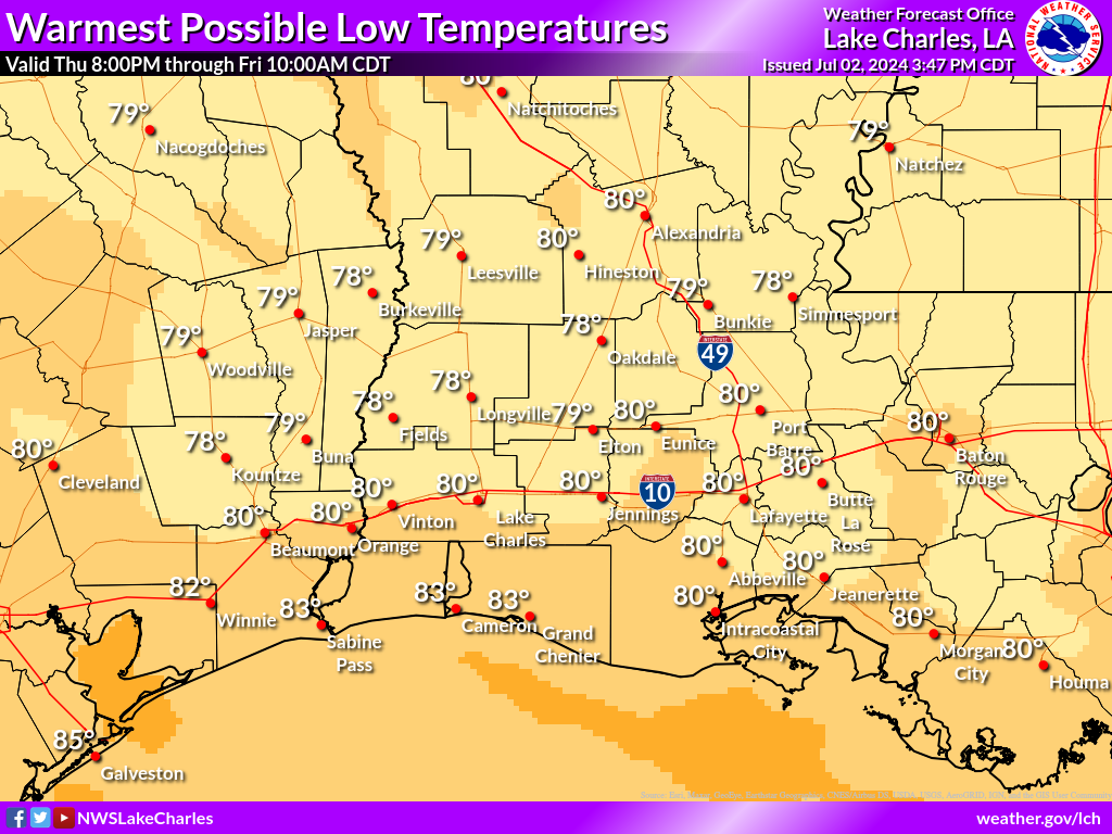 Warmest Possible Low Temperature for Night 3