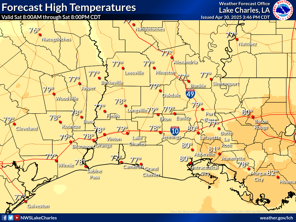 Expected High Temperature for Day 4