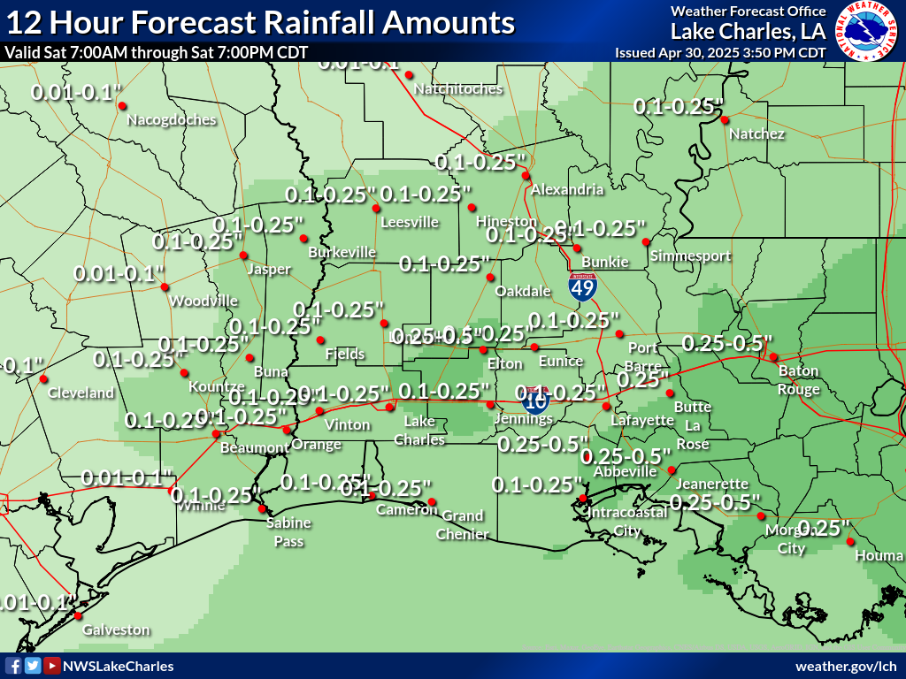 Expected Rainfall for Day 4