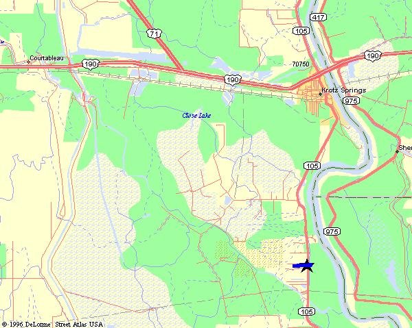 Krotz Springs Tornado map