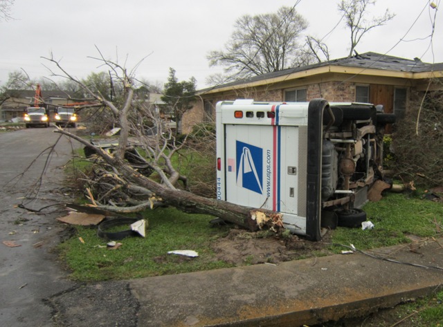 Rayne Tornado Damage