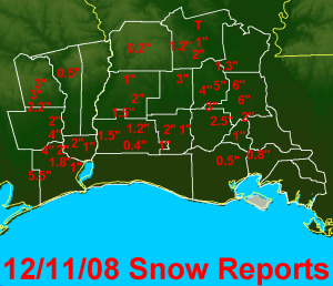 12/11/08 Snow Reports
