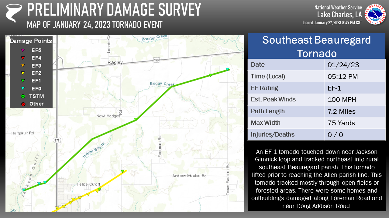 Southeast Beauregard Tornado