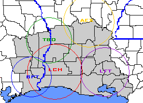 WFO LCH transmitter map image