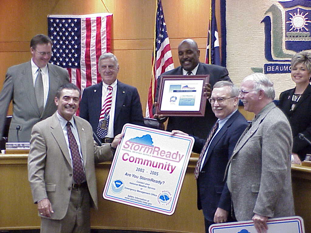 Beaumont StormReady ceremony image