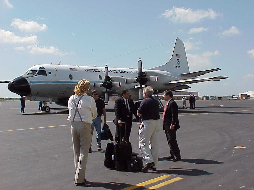 NHC P-3 Lafayette visit image