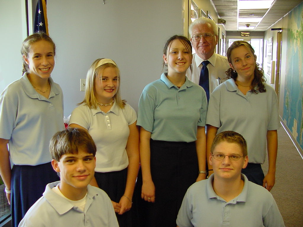 Faith Christian Academy 9th & 10th Grade students (9/17/03) image