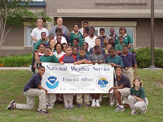 Reynaud Middle School students (5/7/01) image