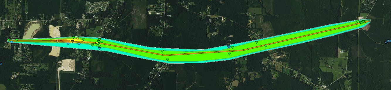 Watson, LA tornado track of Feb 7, 2017