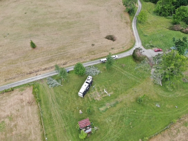 Storm damage in Marion County, KY on May 26, 2022