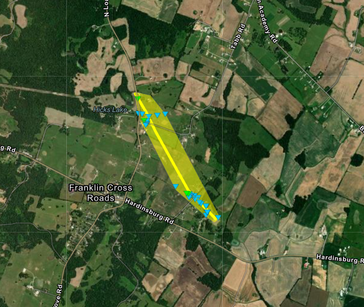 Hardin County Tornado Track
