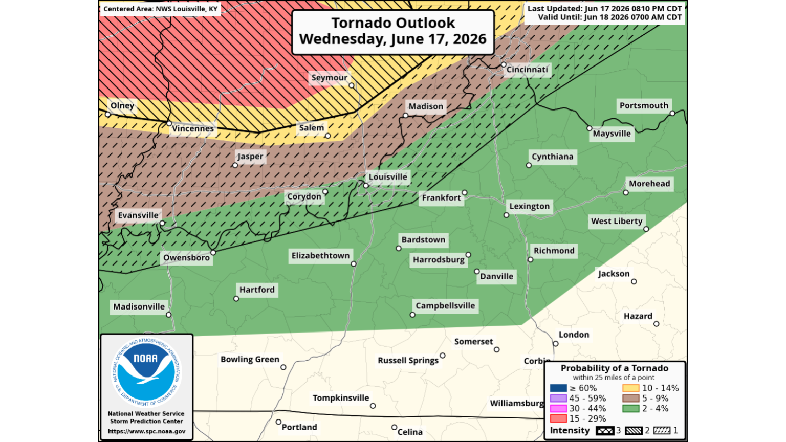 SPC Day 1 Probabilistic Outlook