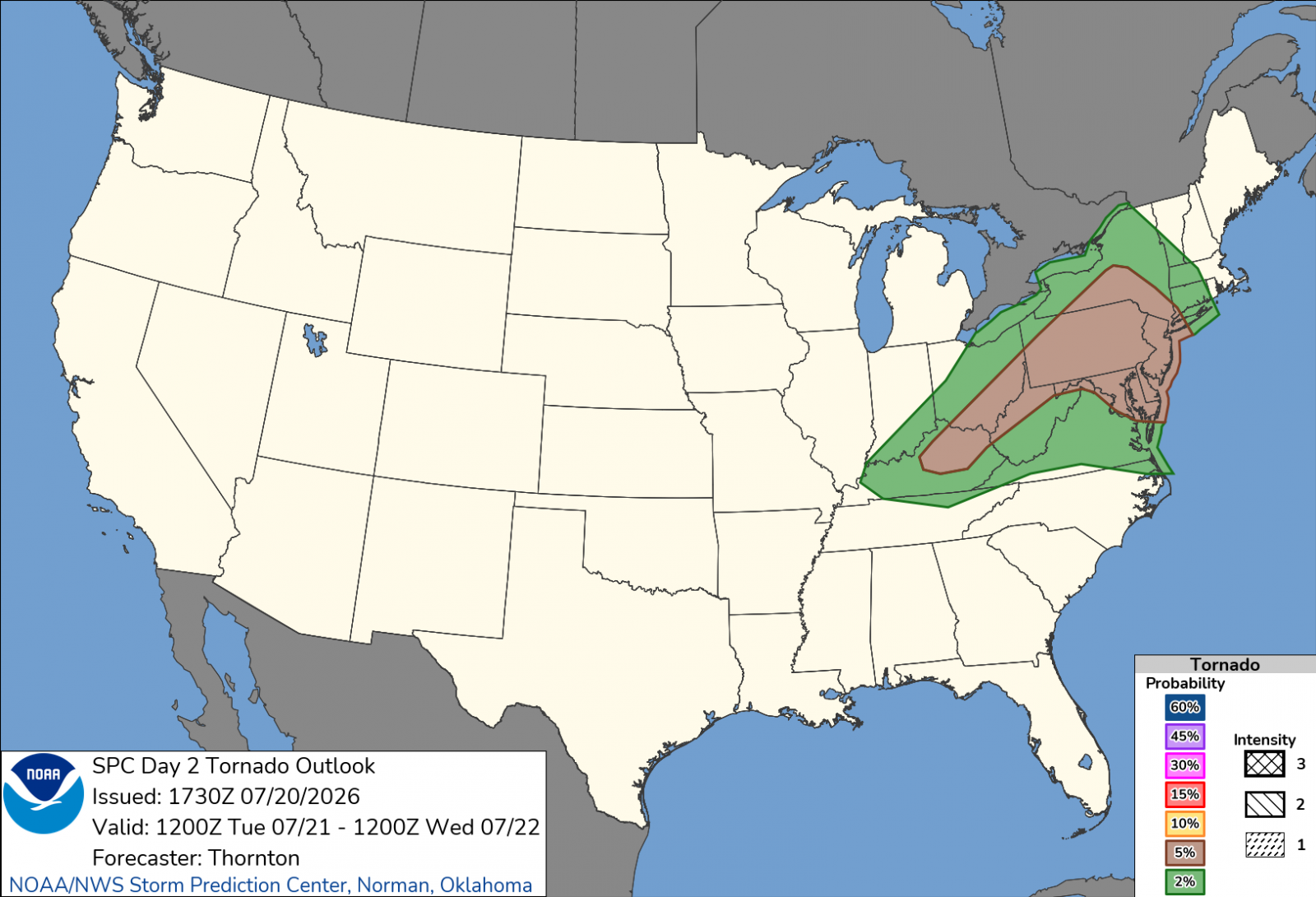 SPC Day 2 Probabilistic Outlook