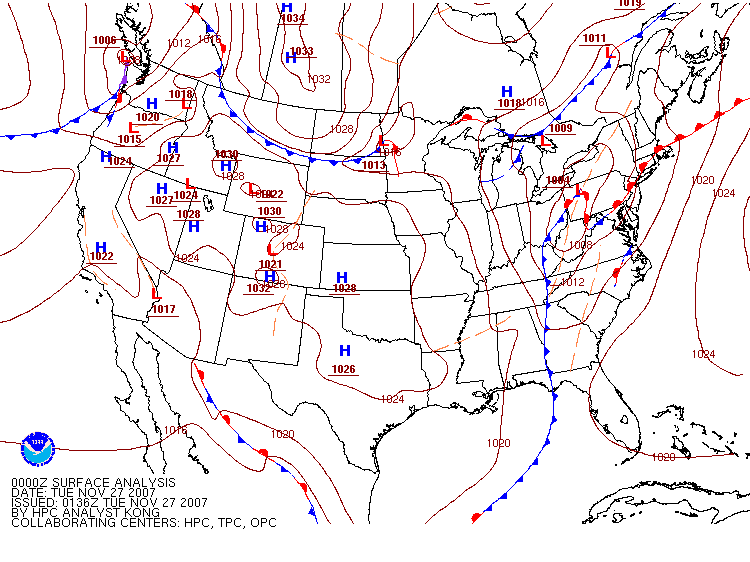 Surface map