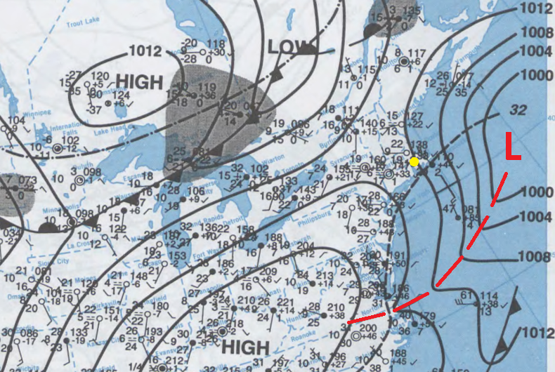 Weather Map for 7am EST January 20 2002