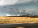 Wall cloud north of English