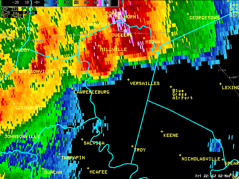Woodford Coutny radar