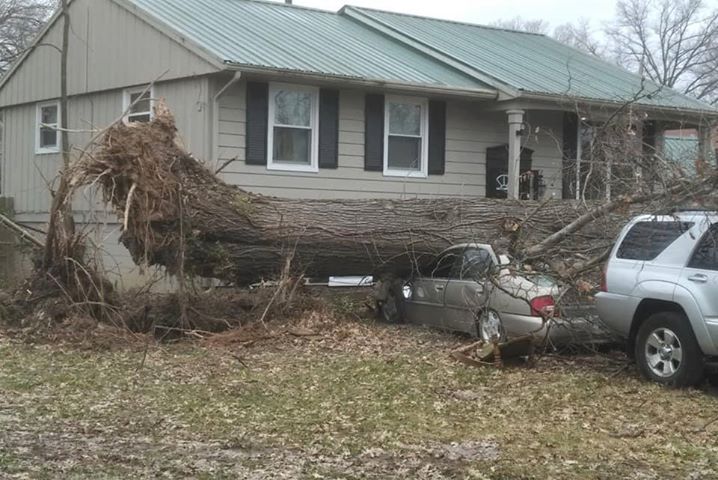 Wind damage March 14, 2019 in Louisville