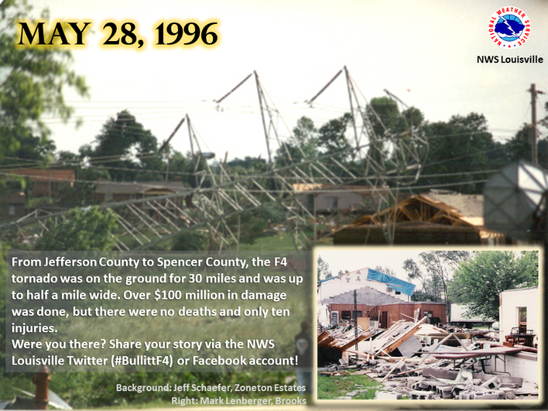 25th anniversary of F4 tornado south of Louisville