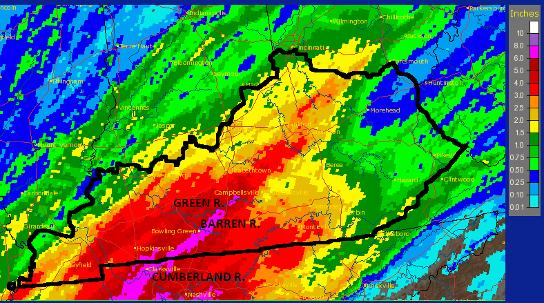 Precipitation May 1, 2010