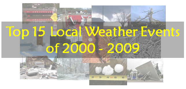 Top 15 Local Weather Events of 2000-2009