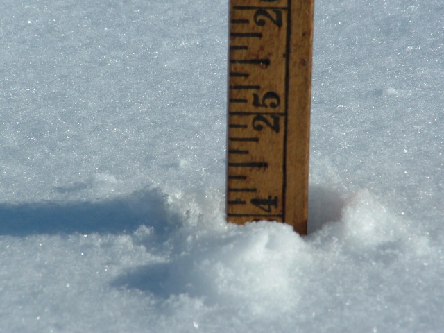 two feet of snow