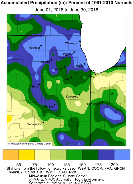 June Percent of Normal