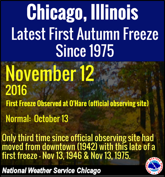 Chicago Freeze Info