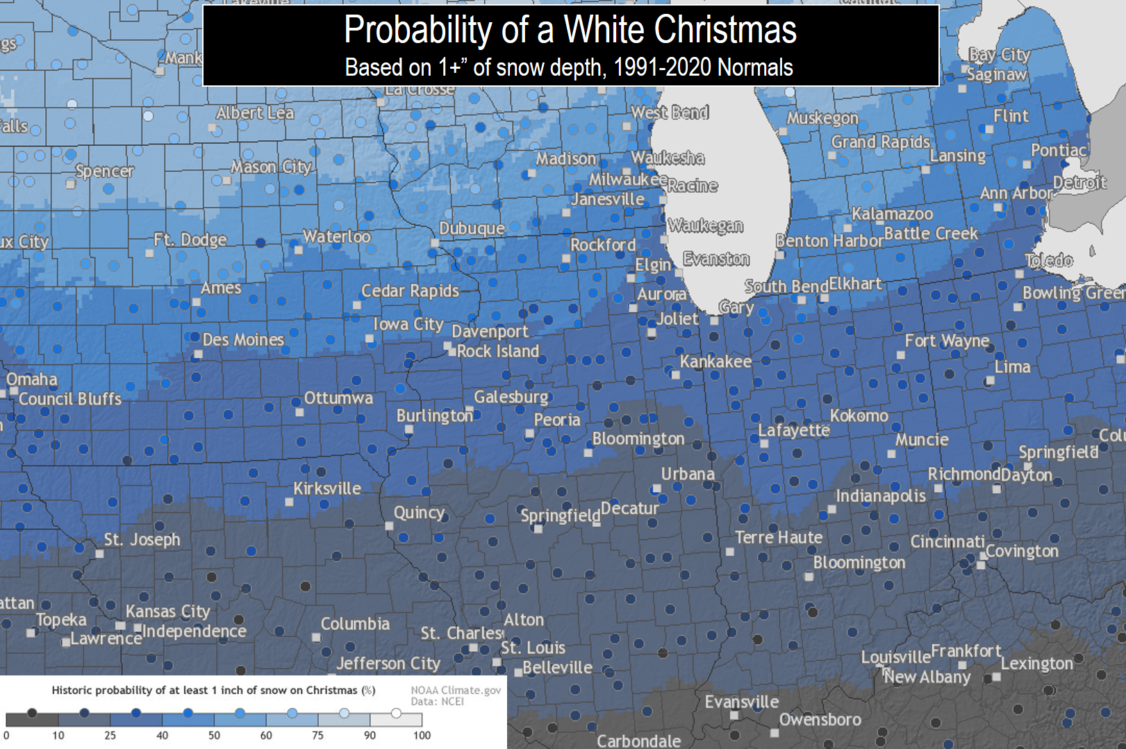 White Christmas Probability