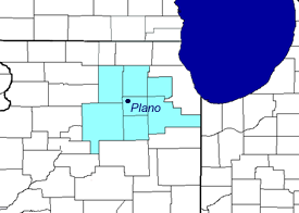 Map of KXI-58 Warning Area