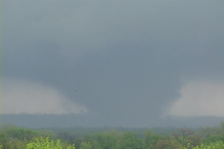 Photo showing the Granville-Utica tornado