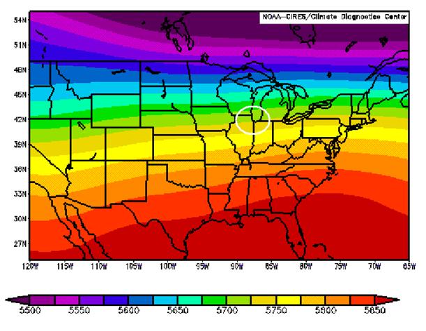 composite 500mb height map