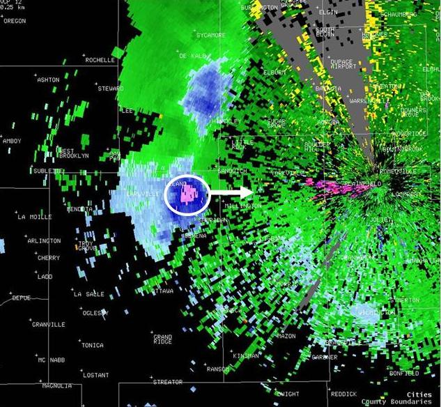 LaSalle county doppler velocity image