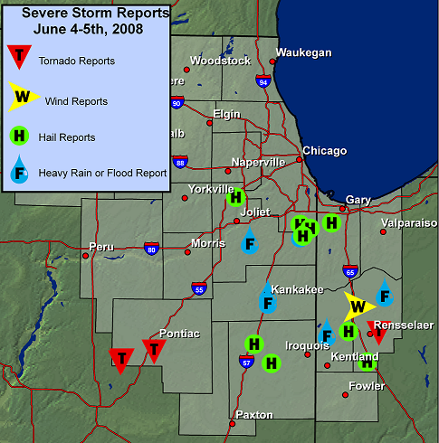 Severe Storm Reports: June 4th-5th