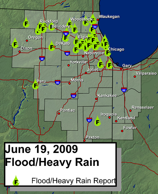 June 19th, 2009 Flood/Heavy Rain Reports
