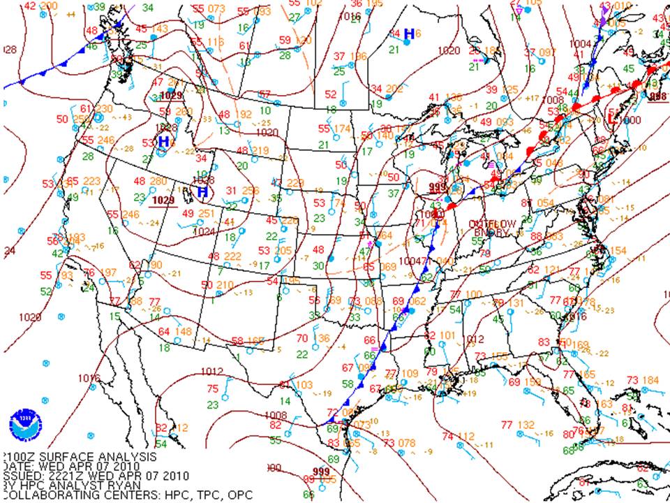 surface map