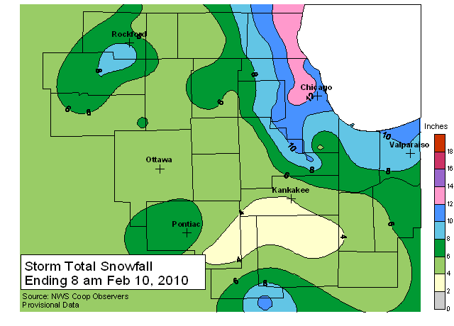 Snow totals