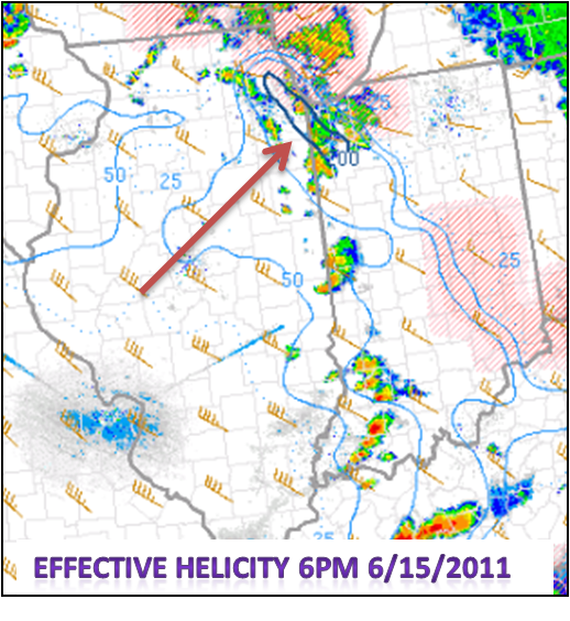 effective srh data from 600 pm CDT 15 June 2011