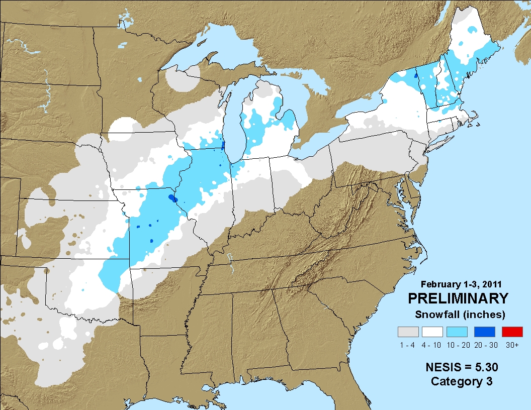 Snowfall Map