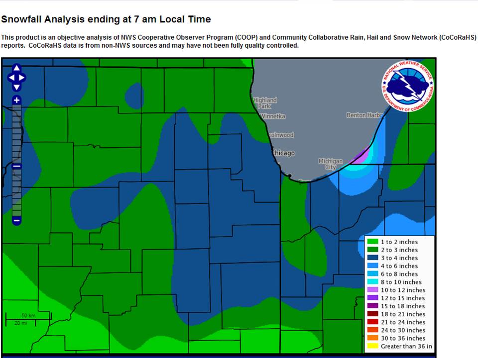 Snowfall Map