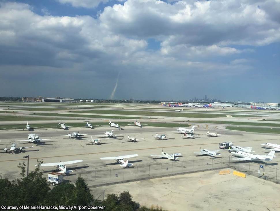 Photo taken by Melanie Harnacke, Midway Airport Observer