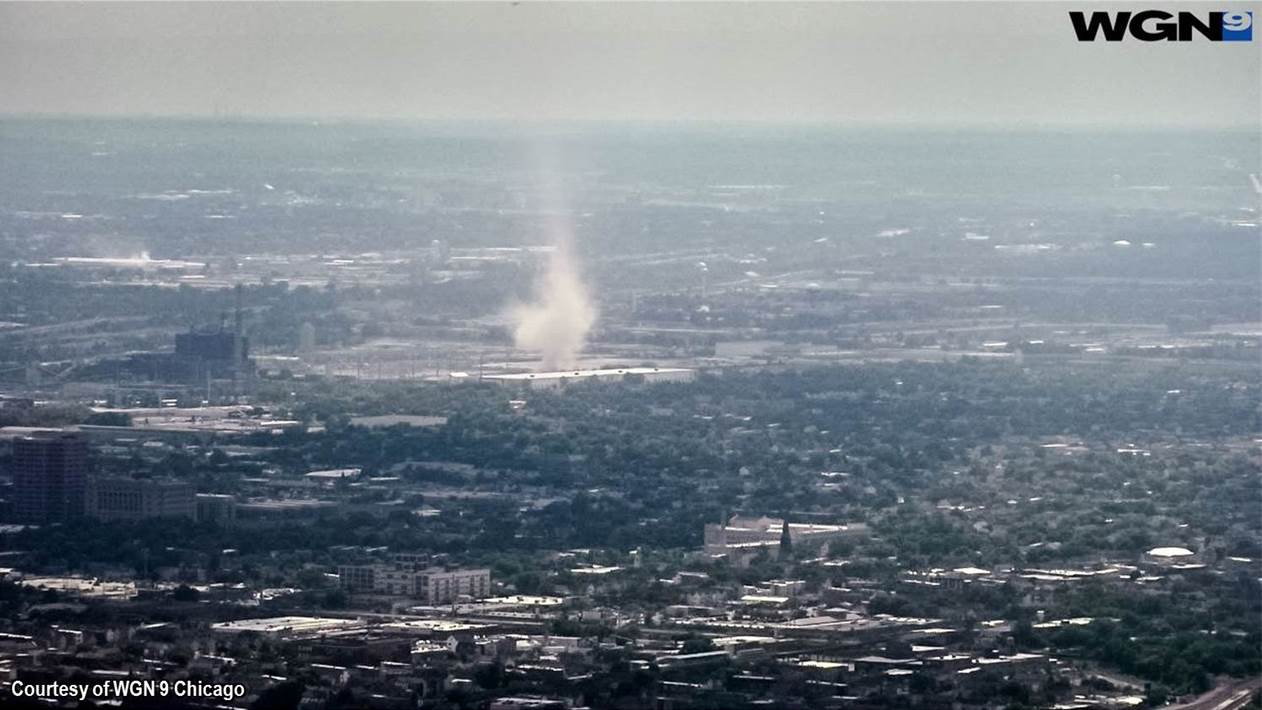 Photo from WGN Willis Tower Cam, courtesy of WGN 9 Chicago