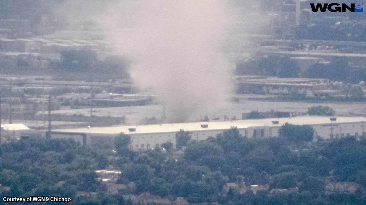 Photo from WGN Willis Tower Cam, courtesy of WGN 9 Chicago